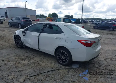 2016 Toyota Corolla S Plus из США, поврежденный, VIN 2T1BURHE0GC603645
